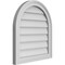 Ekena Millwork Round Top Surface Mount PVC Gable Vent w/ 2"W x 1-1/2"P Brickmould Frame, 20"W x 22"H GVPRT20X2202SN - alternate 5